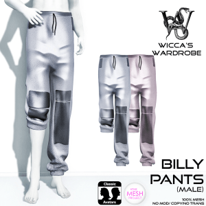 Wicca's Wardrobe - Billy Pants male (group gift) Vendor